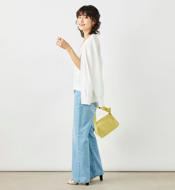 NOLLEY'S「《手洗い可能》ベストドッキングVネックカーディガン」|カーディガン|