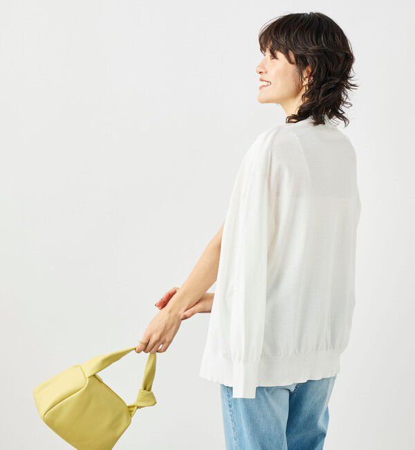 NOLLEY'S「《手洗い可能》ベストドッキングVネックカーディガン」|カーディガン|