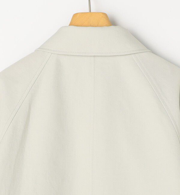 NOLLEY'S sophi「ウォッシャブルエアーツイルステンカラーハーフコート」|ステンカラーコート|