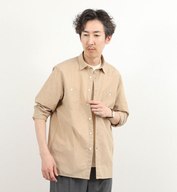 NOLLEY'S goodman「ダブルポケットオーバーシャツ 26SS」|シャツ・ブラウス|