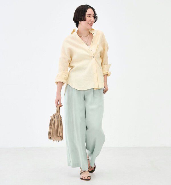 NOLLEY'S「MY STANDARD マルチWAYリネンシャツ」|シャツ・ブラウス|