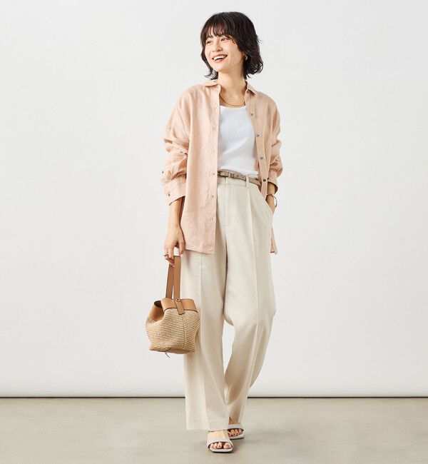 NOLLEY'S「MY STANDARD マルチWAYリネンシャツ」|シャツ・ブラウス|