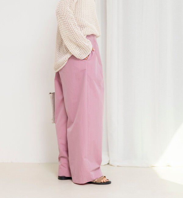 NOLLEY'S「【一部WEB限定サイズ】ウォッシャブル撥水ワイドラップパンツ」|その他|