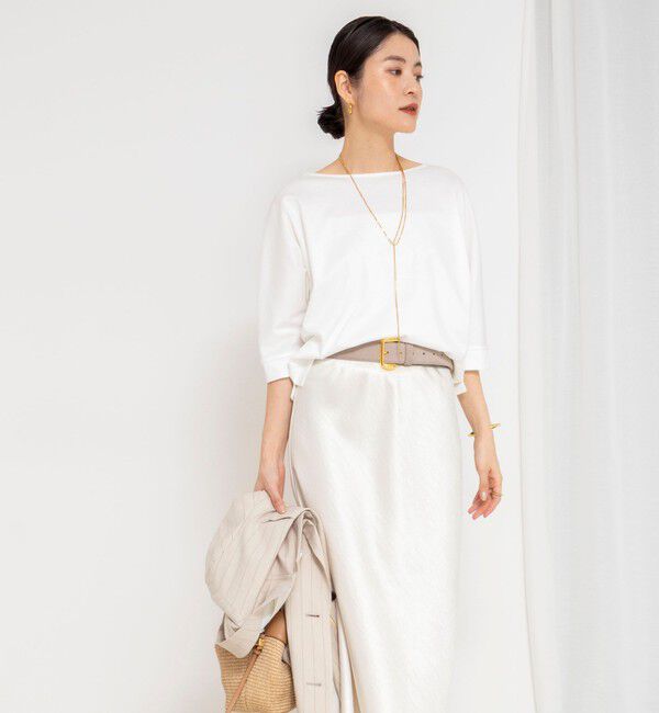 NOLLEY'S「ウォッシャブルドルマンTシャツ」|Tシャツ・カットソー|