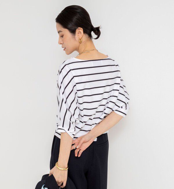 NOLLEY'S「ウォッシャブルドルマンTシャツ」|Tシャツ・カットソー|