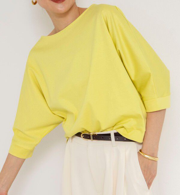 NOLLEY'S「ウォッシャブルドルマンTシャツ」|Tシャツ・カットソー|