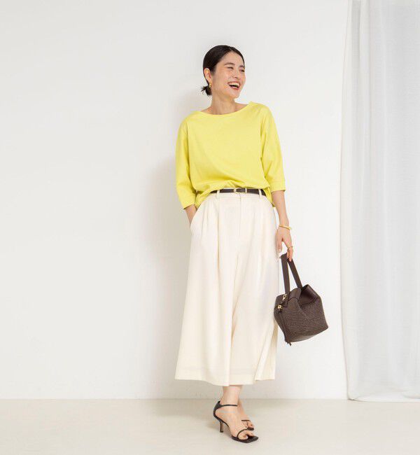 NOLLEY'S「ウォッシャブルドルマンTシャツ」|Tシャツ・カットソー|