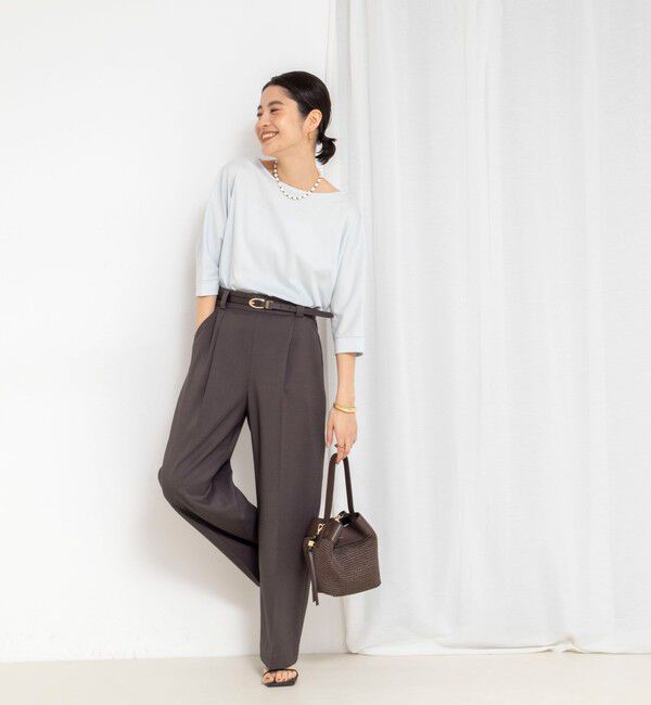 NOLLEY'S「ウォッシャブルドルマンTシャツ」|Tシャツ・カットソー|