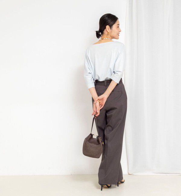 NOLLEY'S「ウォッシャブルドルマンTシャツ」|Tシャツ・カットソー|