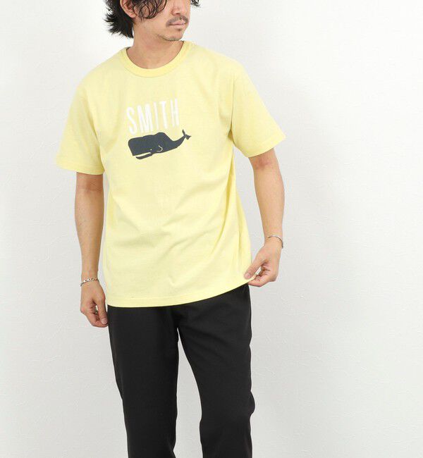 NOLLEY'S goodman「【BARNS OUTFITTERS】別注 SMITH プリントTシャツ 26SS」|Tシャツ・カットソー|