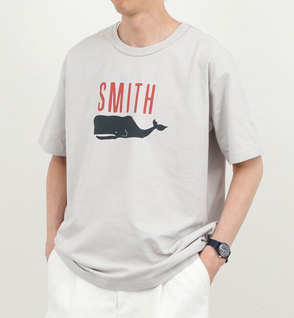 NOLLEY'S goodman「【BARNS OUTFITTERS】別注 SMITH プリントTシャツ 26SS」|Tシャツ・カットソー|