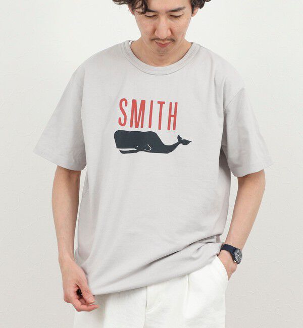 NOLLEY'S goodman「【BARNS OUTFITTERS】別注 SMITH プリントTシャツ 26SS」|Tシャツ・カットソー|