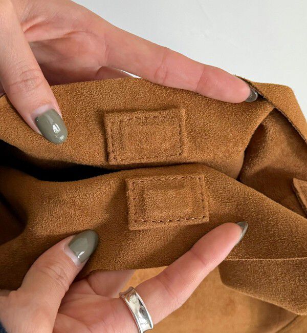 fredy emue「フェイクスエードアジャストワンハンドルバッグ」|ショルダー・メッセンジャー|