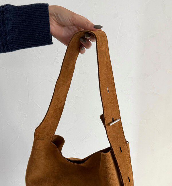 fredy emue「フェイクスエードアジャストワンハンドルバッグ」|ショルダー・メッセンジャー|