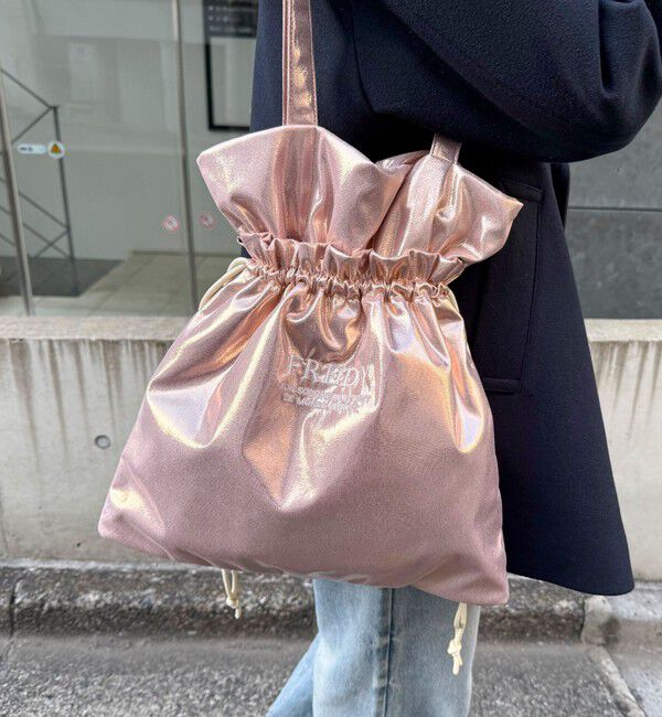 fredy emue「シャイニーアウトポケット刺しゅうトートバッグ」|トートバッグ|