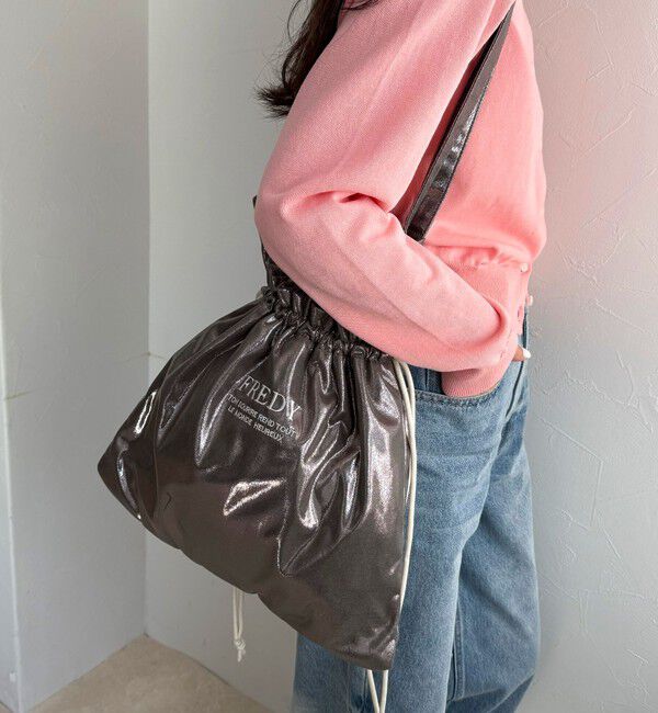 fredy emue「シャイニーアウトポケット刺しゅうトートバッグ」|トートバッグ|