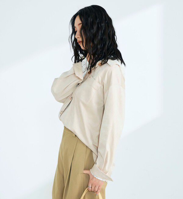 fredy emue「コットンレースフーディ」|Tシャツ・カットソー|