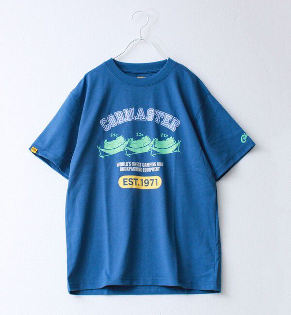 FREDY MAC「【COBMASTER/コブマスター】T/C度詰め天竺ハンモックベアーTEE」|Tシャツ・カットソー|ライトブルー