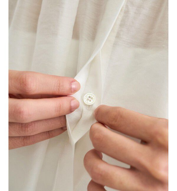 ROPE「キュプラシルクボリュームスリーブブラウス/イージーケア」|シャツ・ブラウス|