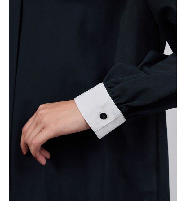 ROPE「シアートリコットボウタイシャツブラウス/イージーケア」|シャツ・ブラウス|