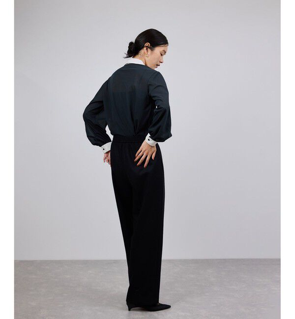 ROPE「シアートリコットボウタイシャツブラウス/イージーケア」|シャツ・ブラウス|