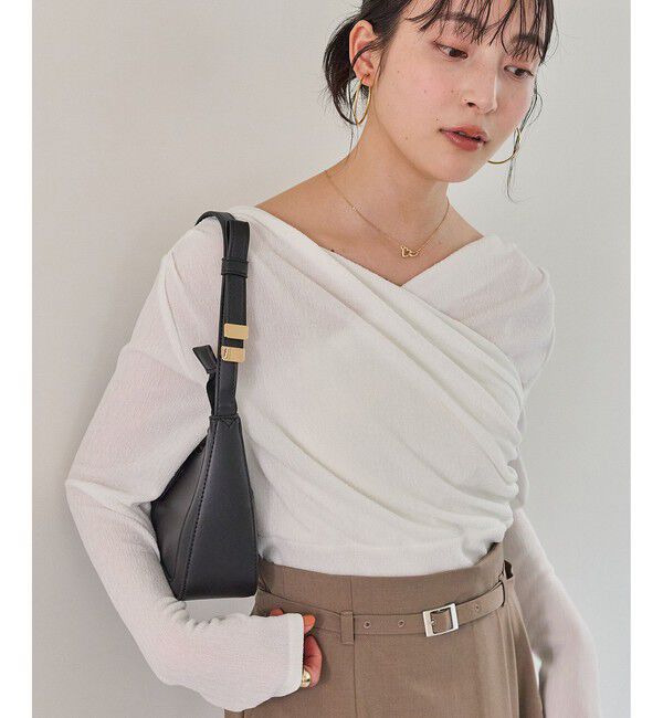 VIS「シアードレープトップス/イージーケア」|Tシャツ・カットソー|