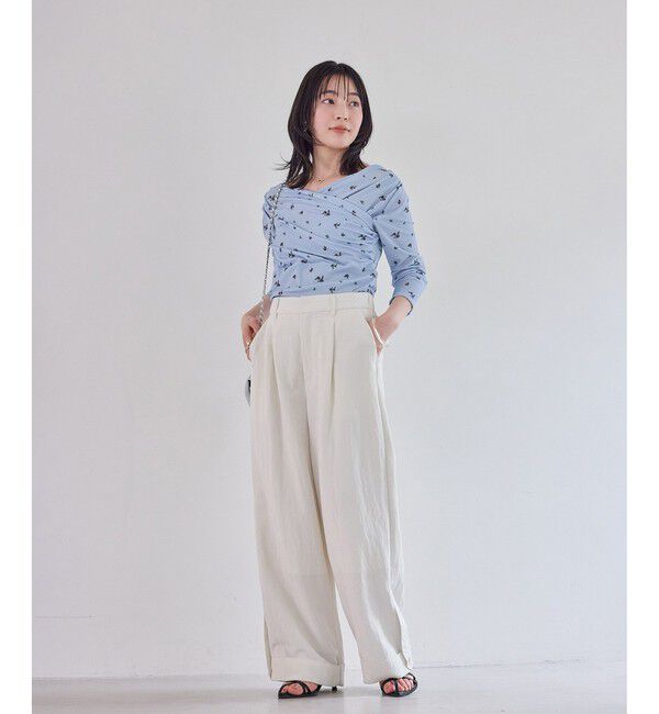 VIS「シアードレープトップス/イージーケア」|Tシャツ・カットソー|