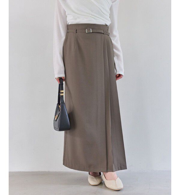 VIS「アシンメトリープリーツスカート」|スカート|