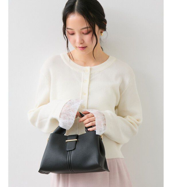 VIS「袖口レースカーディガン」|カーディガン|