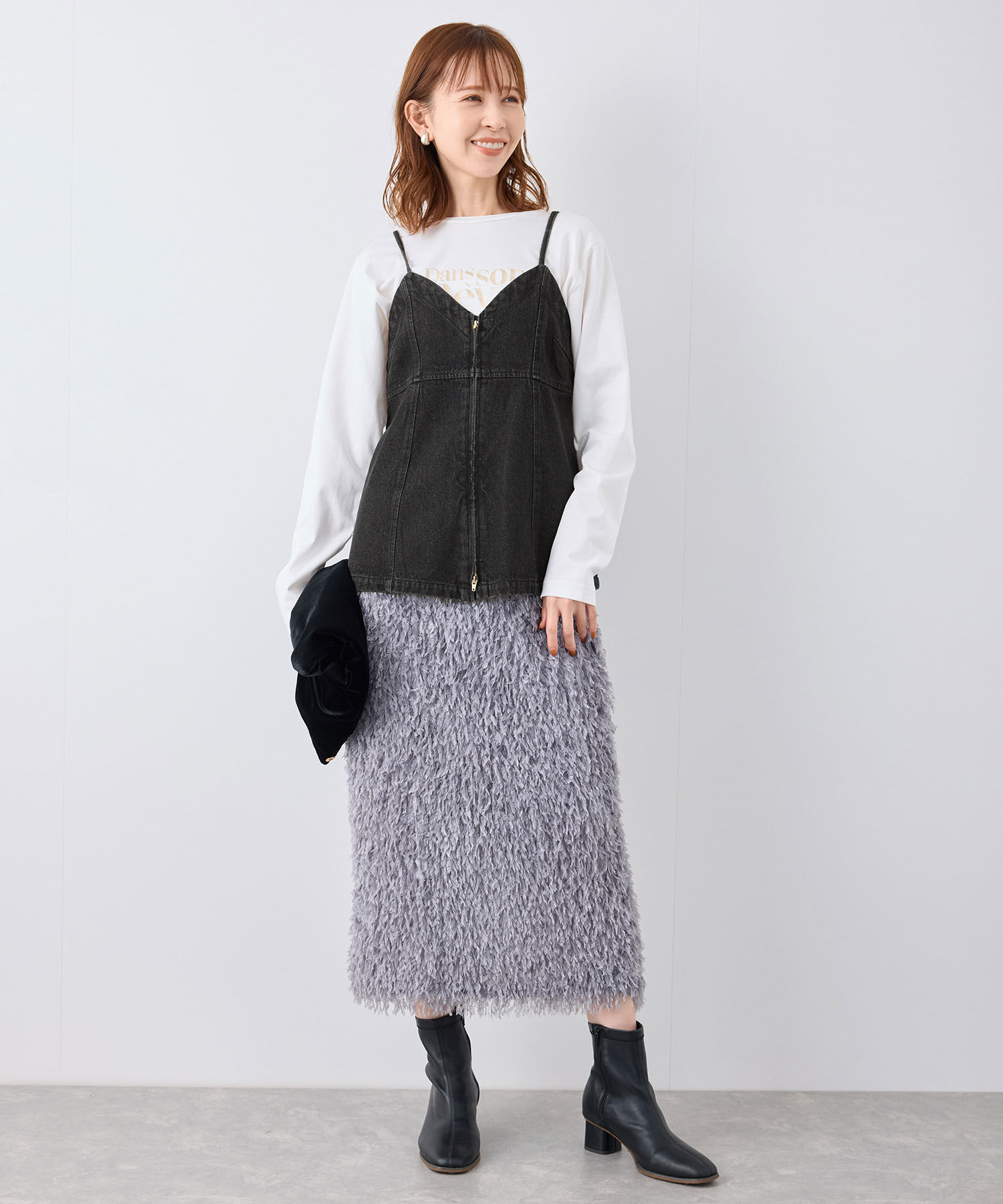 Rope&rsquo;Picnic「デニムビスチェ」|ベスト・ジレ|