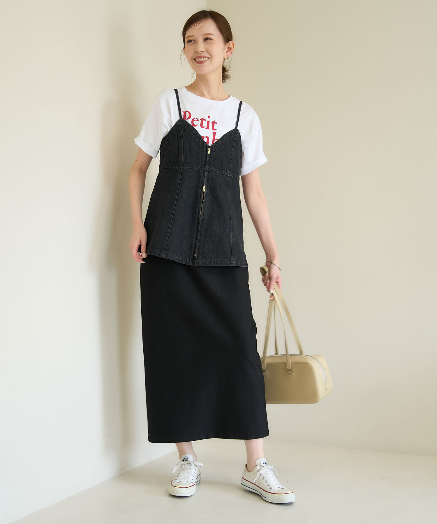 Rope&rsquo;Picnic「デニムビスチェ」|ベスト・ジレ|