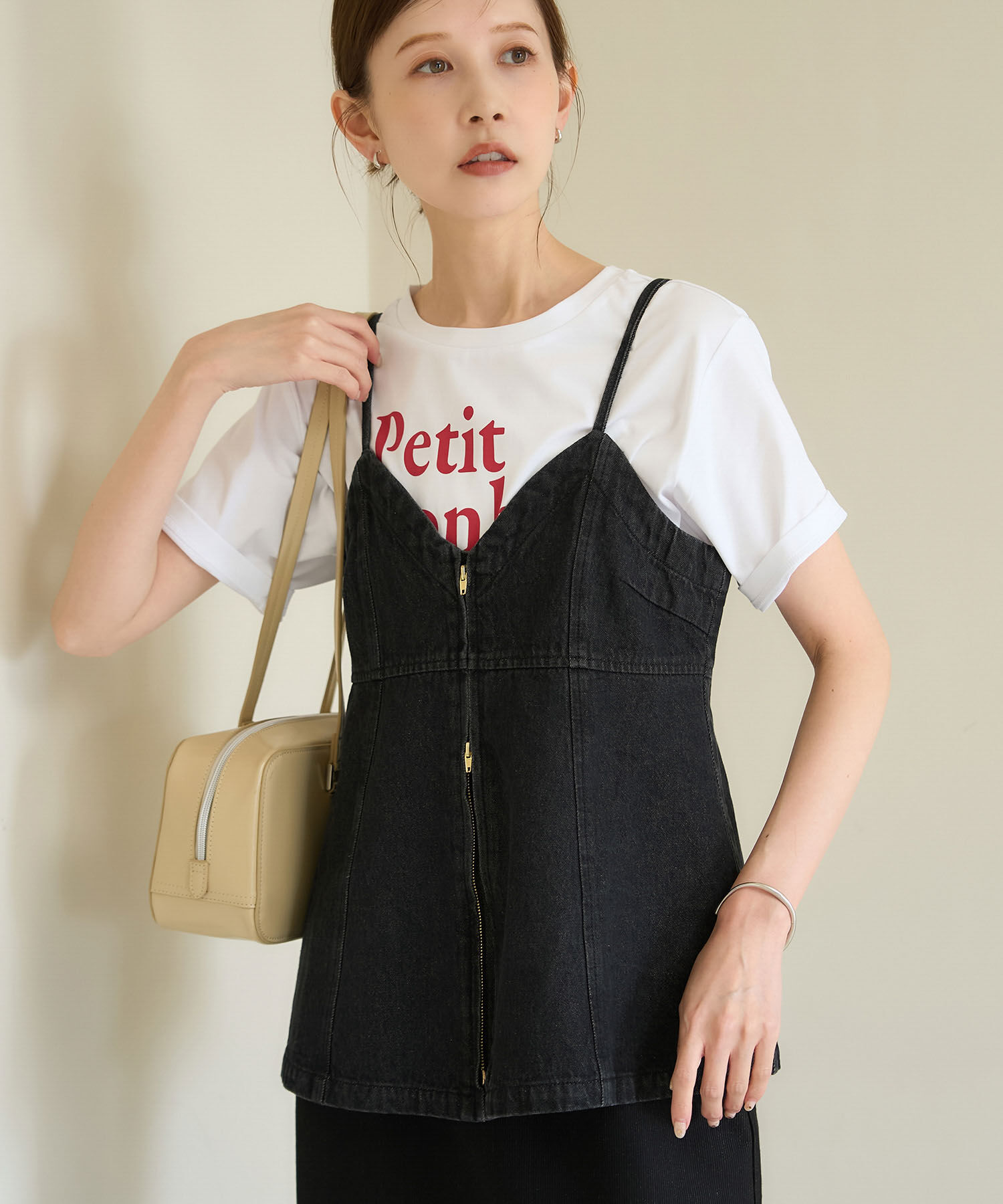 Rope&rsquo;Picnic「デニムビスチェ」|ベスト・ジレ|