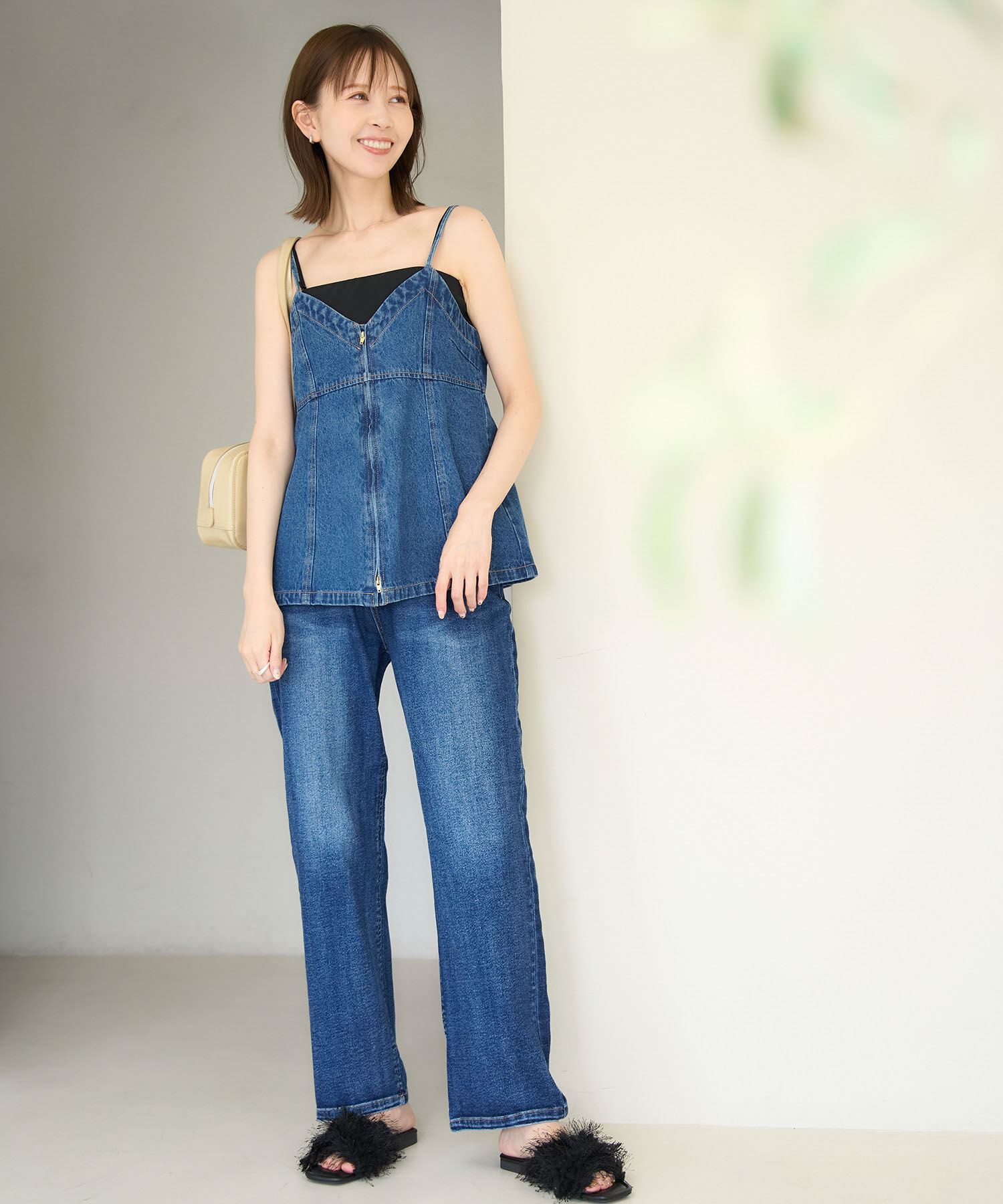 Rope&rsquo;Picnic「デニムビスチェ」|ベスト・ジレ|