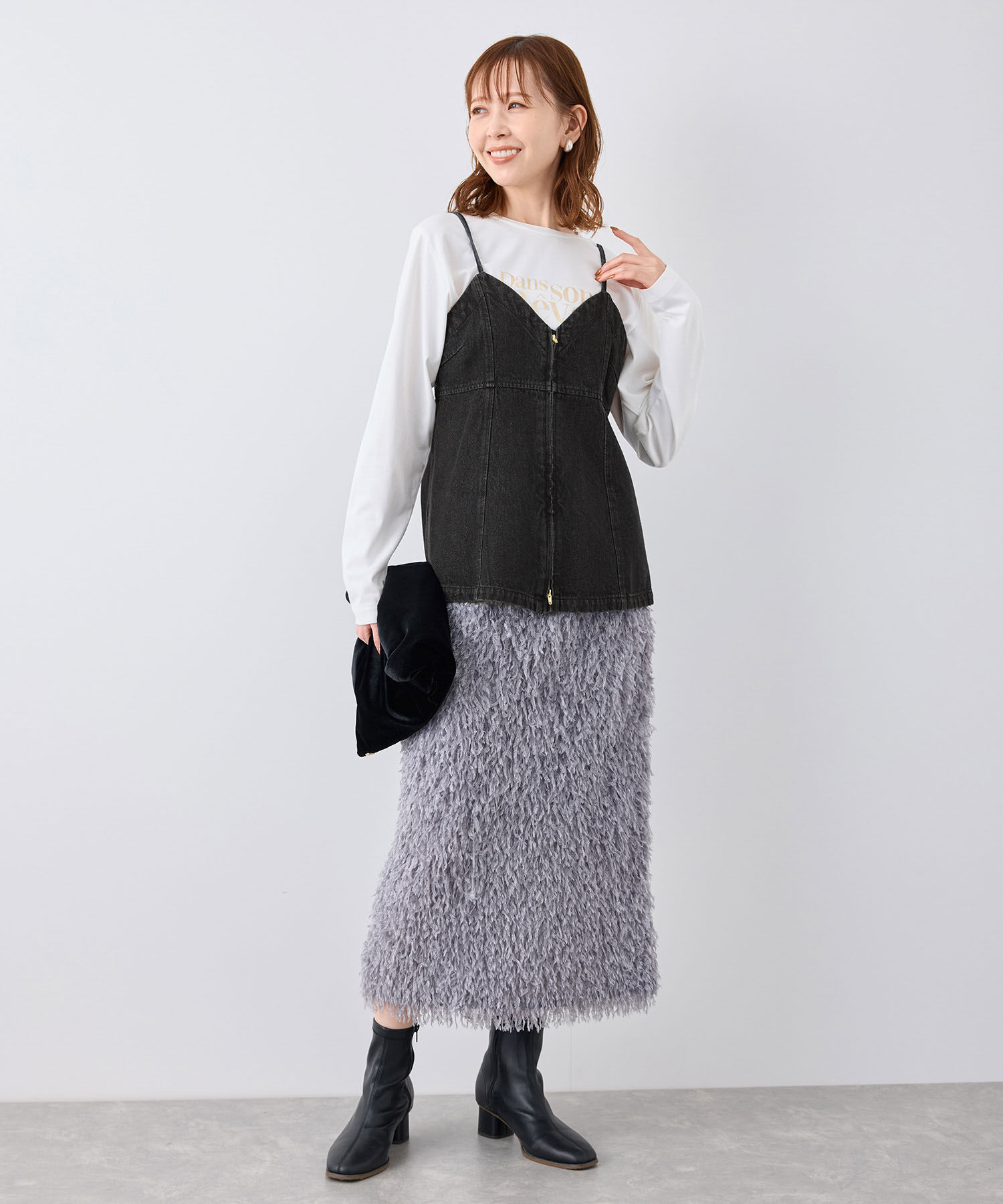 Rope&rsquo;Picnic「デニムビスチェ」|ベスト・ジレ|