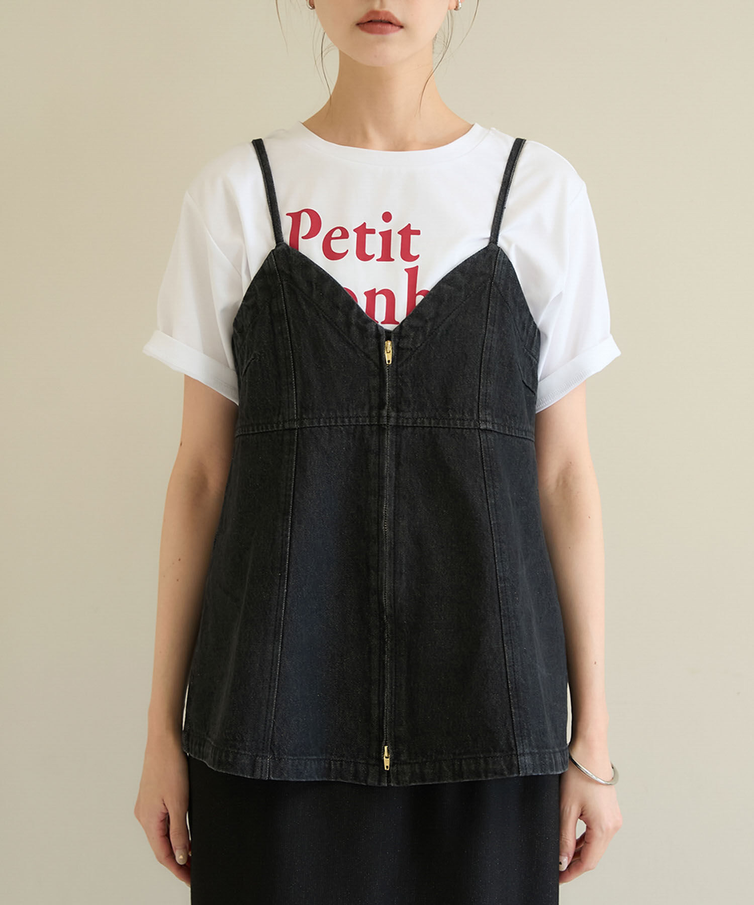 Rope&rsquo;Picnic「デニムビスチェ」|ベスト・ジレ|