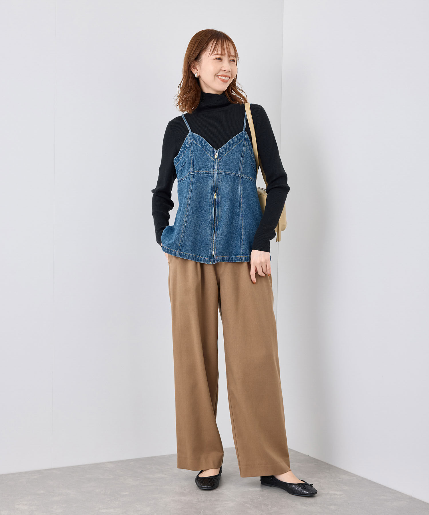 Rope&rsquo;Picnic「デニムビスチェ」|ベスト・ジレ|