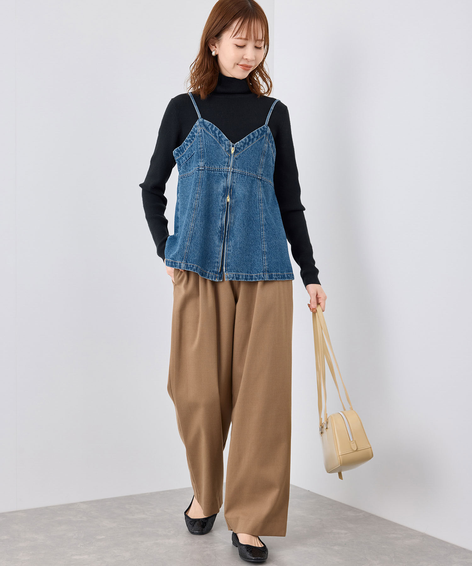 Rope&rsquo;Picnic「デニムビスチェ」|ベスト・ジレ|