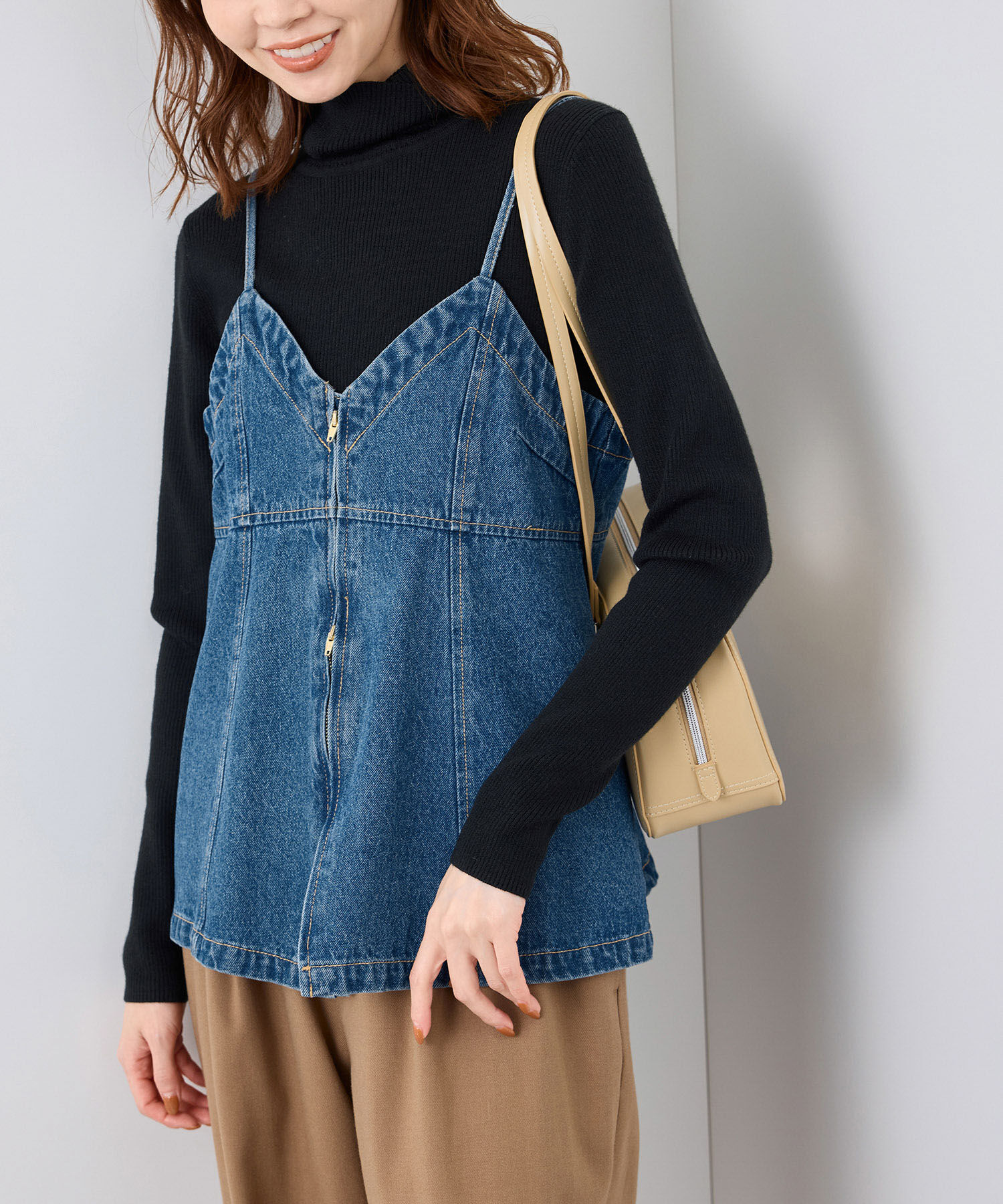 Rope&rsquo;Picnic「デニムビスチェ」|ベスト・ジレ|