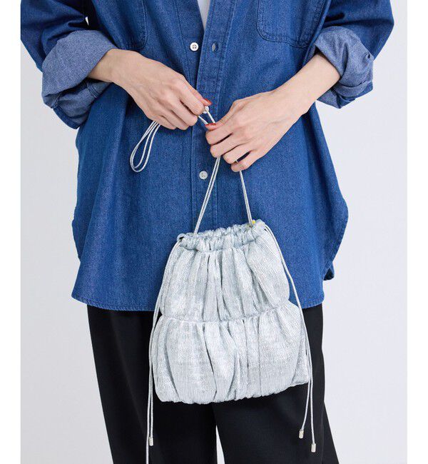 ROPE PICNIC PASSAGE「メタリックシャーリングミドルワンハンドルトート」|ショルダー・メッセンジャー|