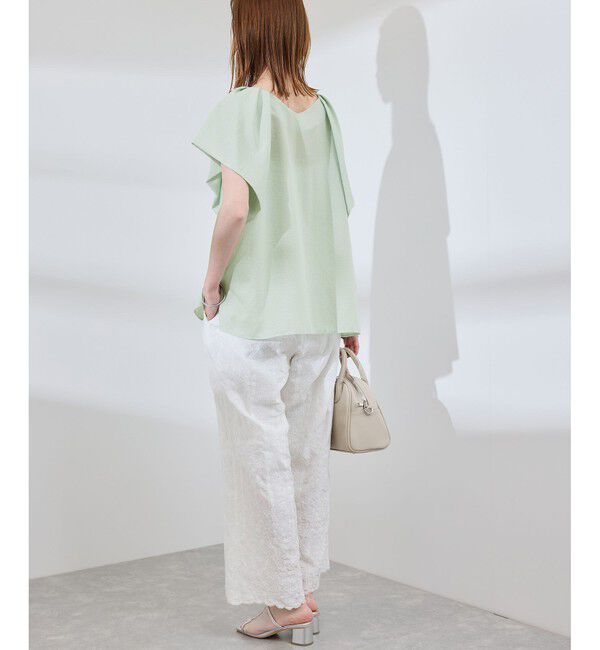 Rope&rsquo;Picnic「ラッフルスリーブブラウス/通勤対応」|シャツ・ブラウス|