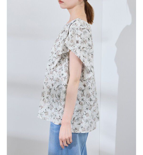 Rope&rsquo;Picnic「ラッフルスリーブブラウス/通勤対応」|シャツ・ブラウス|