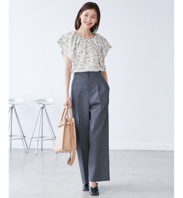 Rope&rsquo;Picnic「ラッフルスリーブブラウス/通勤対応」|シャツ・ブラウス|