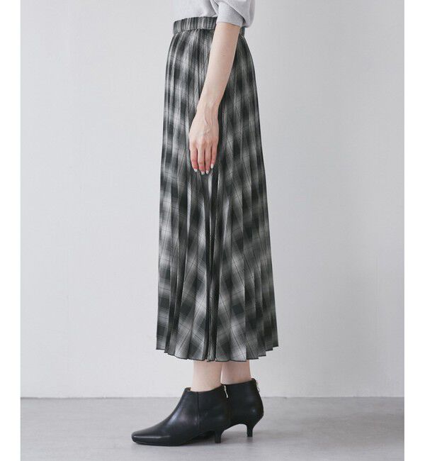 Rope&rsquo;Picnic「チェック柄プリーツスカート」|スカート|