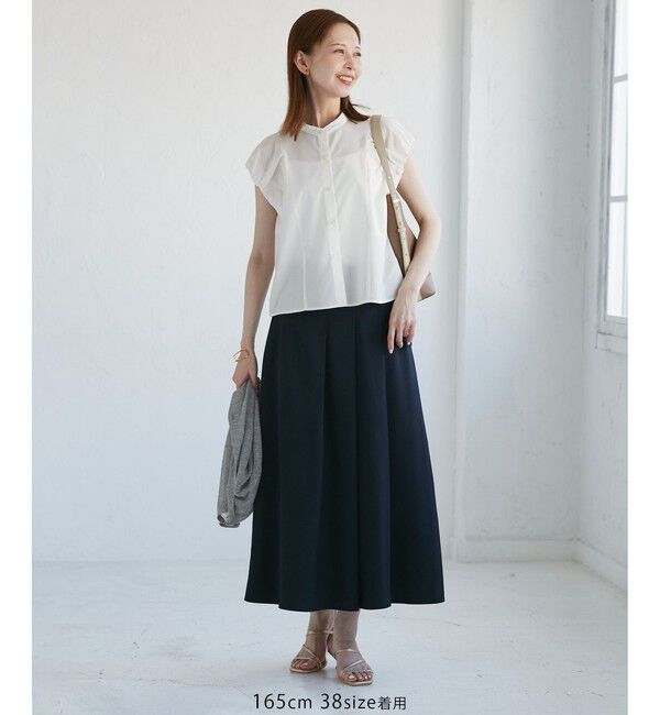 Rope&rsquo;Picnic「着丈が選べるバルーンスリーブシャツブラウス/イージーケア」|シャツ・ブラウス|