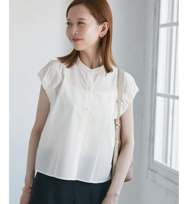 Rope&rsquo;Picnic「着丈が選べるバルーンスリーブシャツブラウス/イージーケア」|シャツ・ブラウス|