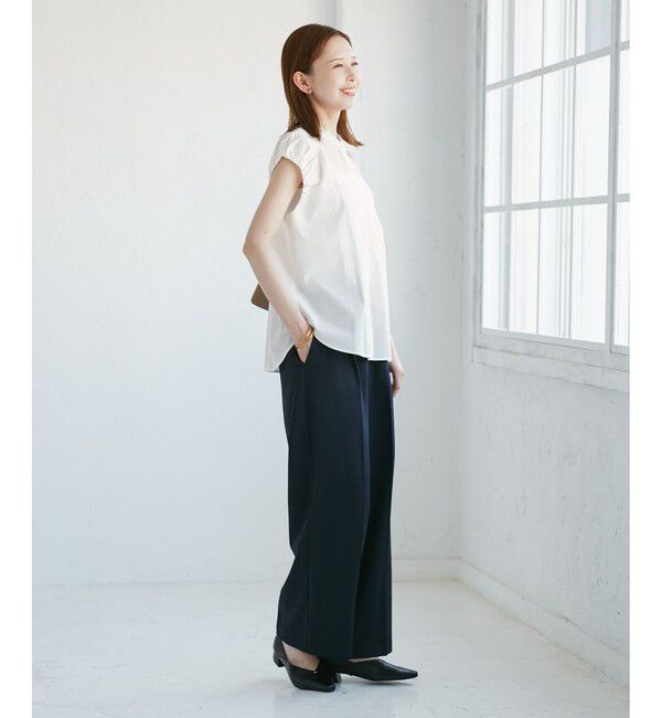 Rope&rsquo;Picnic「着丈が選べるバルーンスリーブシャツブラウス/イージーケア」|シャツ・ブラウス|