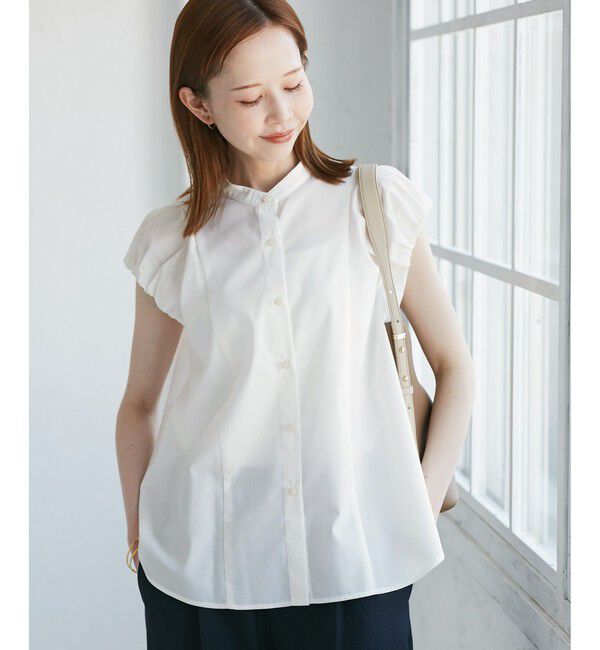 Rope&rsquo;Picnic「着丈が選べるバルーンスリーブシャツブラウス/イージーケア」|シャツ・ブラウス|