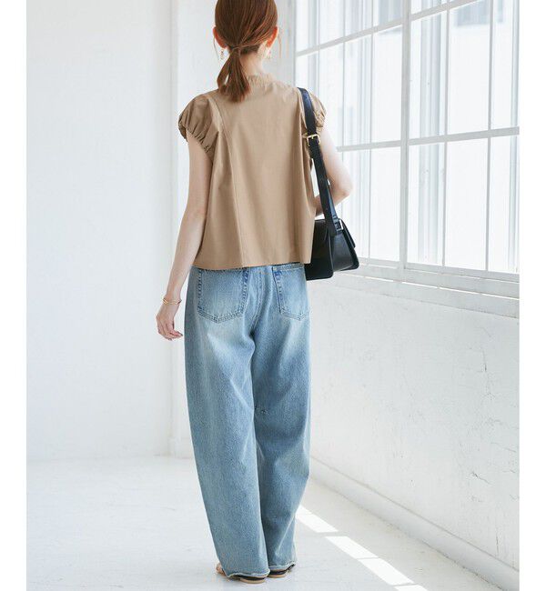 Rope&rsquo;Picnic「着丈が選べるバルーンスリーブシャツブラウス/イージーケア」|シャツ・ブラウス|