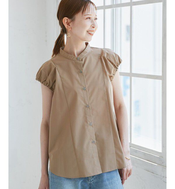 Rope&rsquo;Picnic「着丈が選べるバルーンスリーブシャツブラウス/イージーケア」|シャツ・ブラウス|