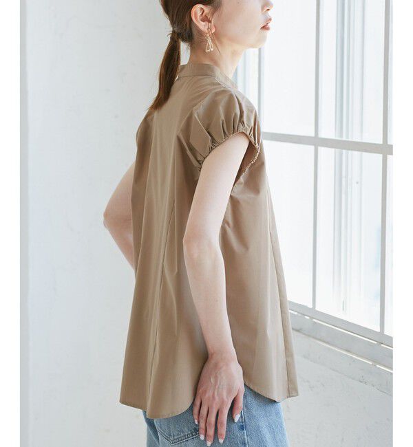 Rope&rsquo;Picnic「着丈が選べるバルーンスリーブシャツブラウス/イージーケア」|シャツ・ブラウス|